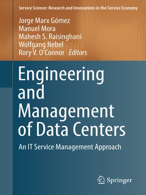 cover image of Engineering and Management of Data Centers